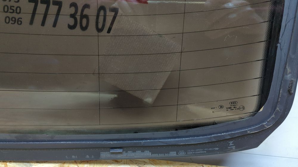 Стекло заднее Audi A4 2016-2019 (B9) 8W5845501BNVB 1063766 фото