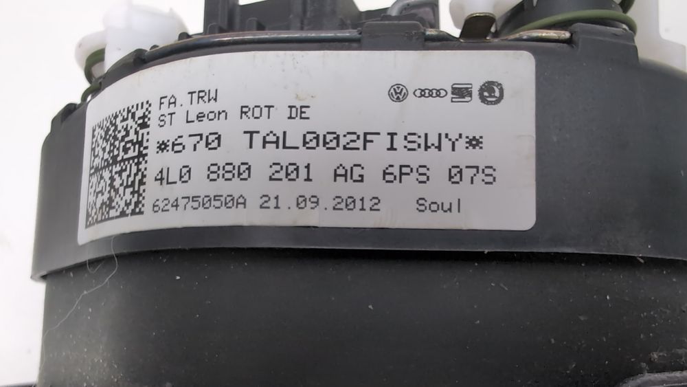 Подушка безпеки airbag в кермо (дефект) Audi Q7 2009-2015 (4L restyle) 4L0880201AJ6PS 1077389 фото