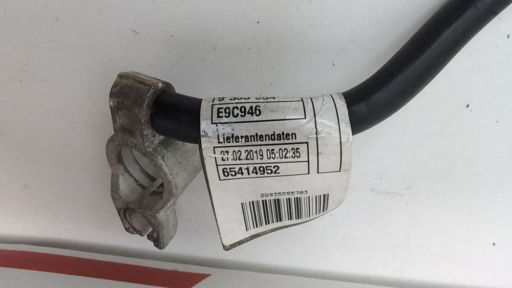 Джгут проводів мінус акб, другий BMW 5 Series 2017-2020 (G30) 61129355557 1101578 фото