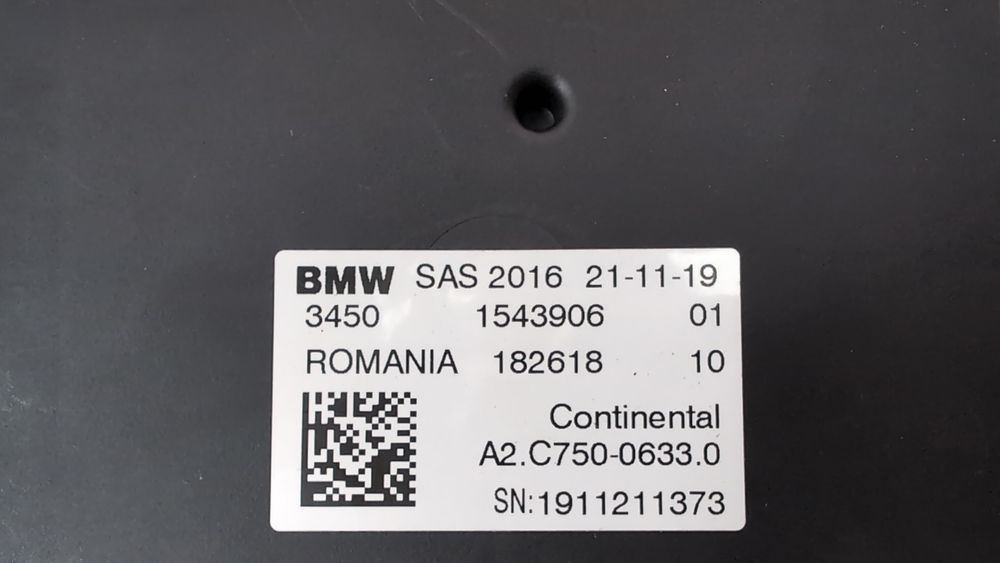 Блок керування SAS BMW 5 Series 2017-2020 (G30) 34501543906 1074832 фото