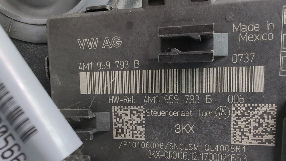 Блок керування дверей передньої лівої Audi Q5 2018-2020 (80A) 4M1959793B 1091075 фото