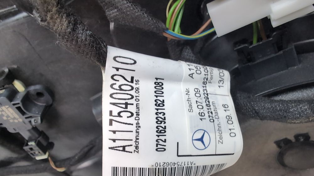 Джгут проводів двері передньої Mercedes Benz CLA250 2017 - 2019 (C117 restyle) A1175406210 1064888 фото
