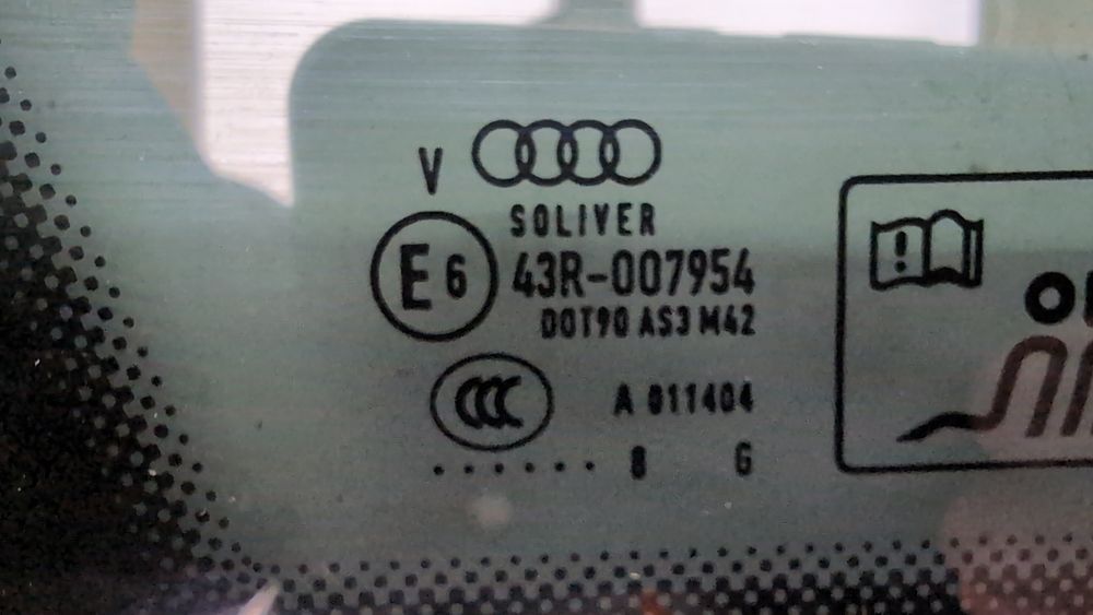 Скло кузова (багажного відсіку) ліве (дефект) Audi Q7 2017-2019 (4M) 4M0845297BNVB 1083970 фото
