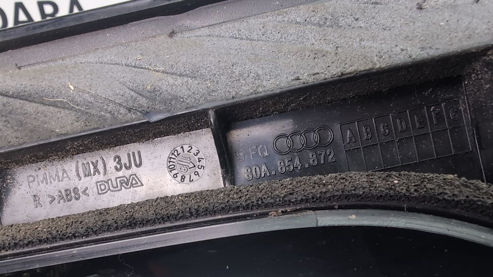 Накладка спойлер стекла двери багажника правый Audi Q5 2018-2020 (80A) 80A8548725FQ 1101547 фото