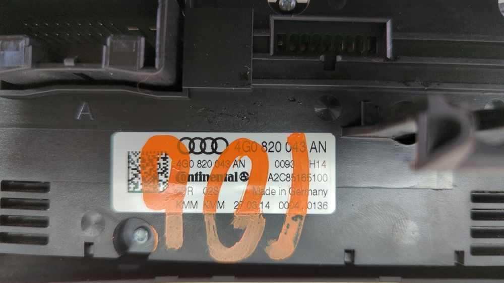 Панель управления климатом Audi S7 2012-2015 (4G8) 4G0820043BE5PR 1049028 фото