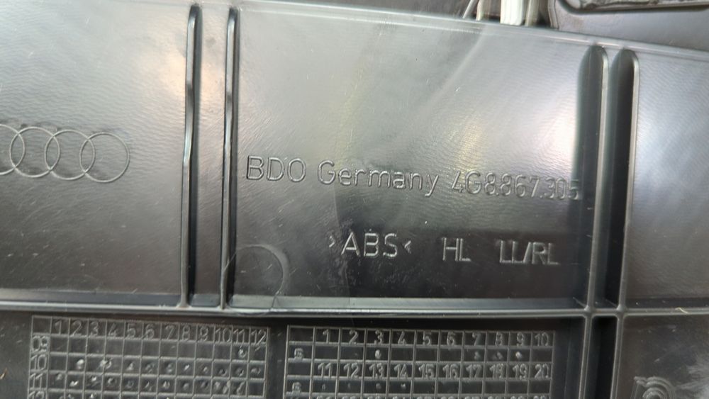 Обшивка двери (дверная карта) задней левой (дефект) Audi S7 2012-2015 (4G8) 4G8867303DWFA 1060556 фото