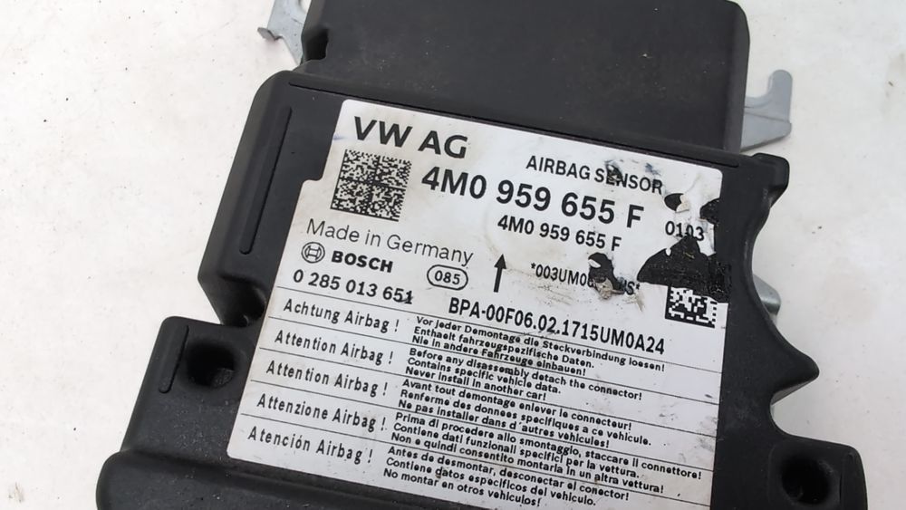 Блок управления подушками безопасности (airbag) srs Audi Q7 2017-2019 (4M) 4M0959655F 1103049 фото