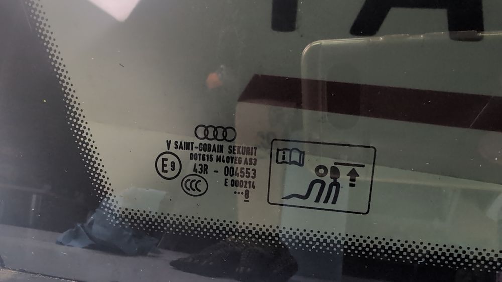 Форточка (глухое стекло) задняя левая (дефект) Audi Q5 2018-2020 (80A) 80A845297JNVB 1101347 фото