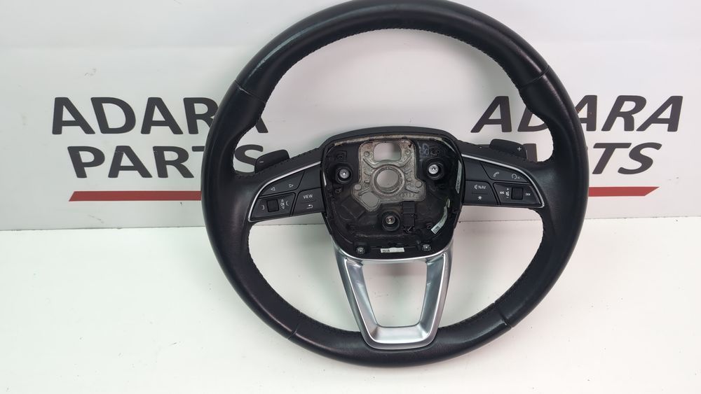 Руль голый кожа с подогревом Audi Q5 2018-2020 (80A) 4M0419091MMJM 1087762 фото
