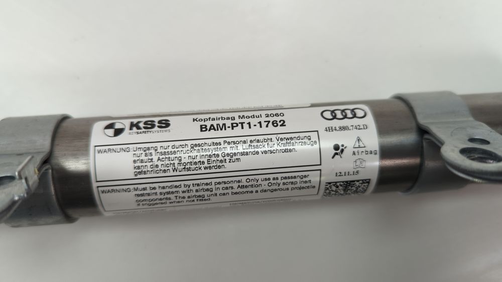 Подушка безпеки права (шторка) Audi A8 2015-2018 (D4 restyle) 4H4880742D 1048143 фото
