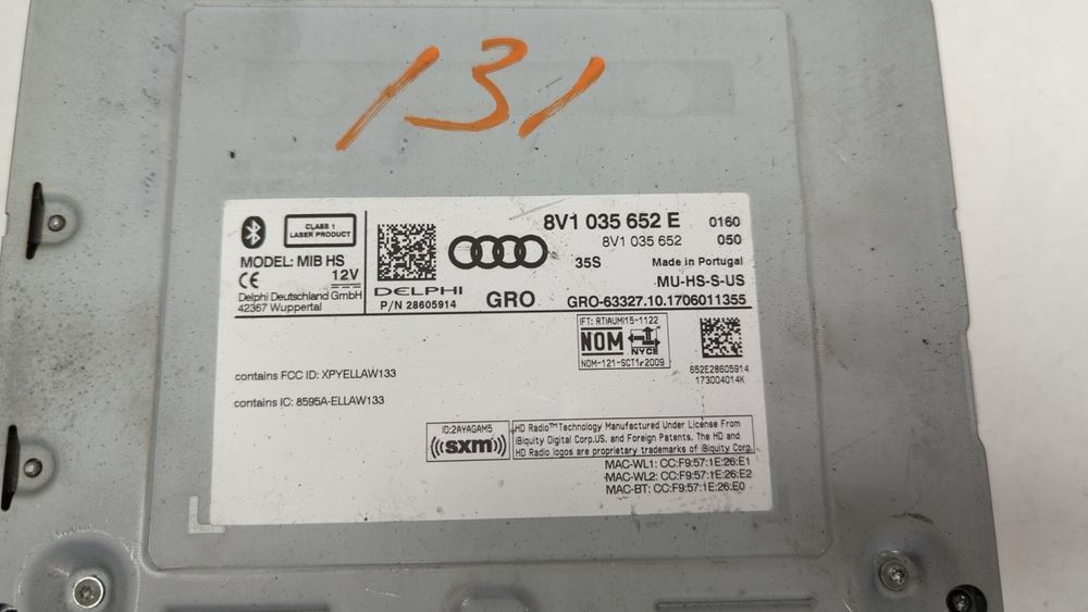 Блок навигация mmi mib магнитола Audi A3 2017-2020 (8V restyle) 8V1035654E 1061399 фото