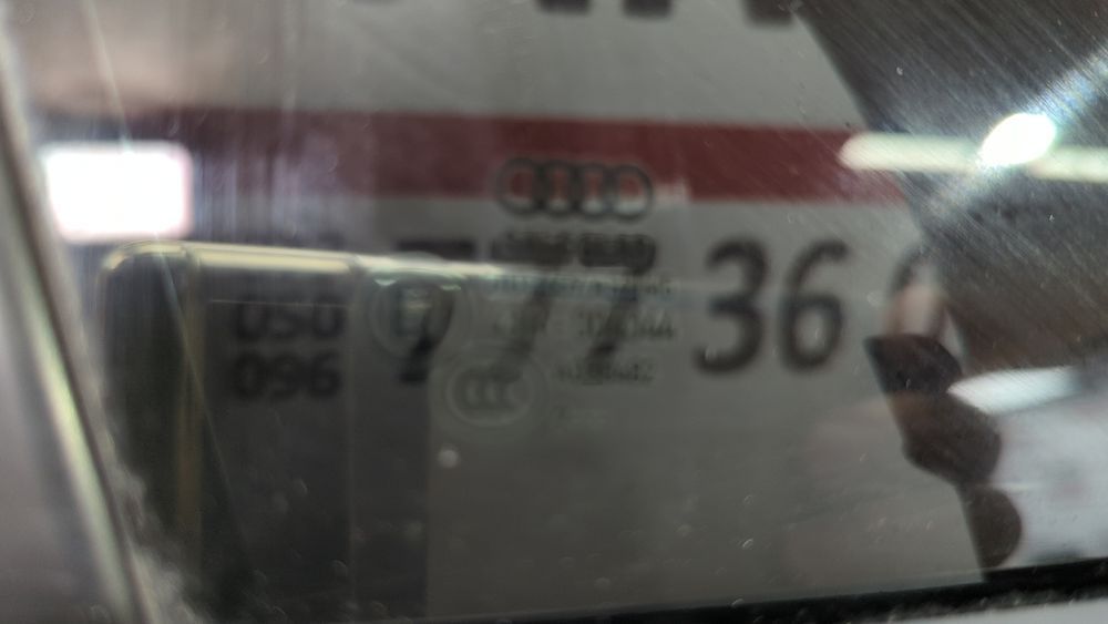 Скло-кватирка двері передньої правої (дефект) Audi Q7 2017-2019 (4M) 4M0845114 1044751 фото