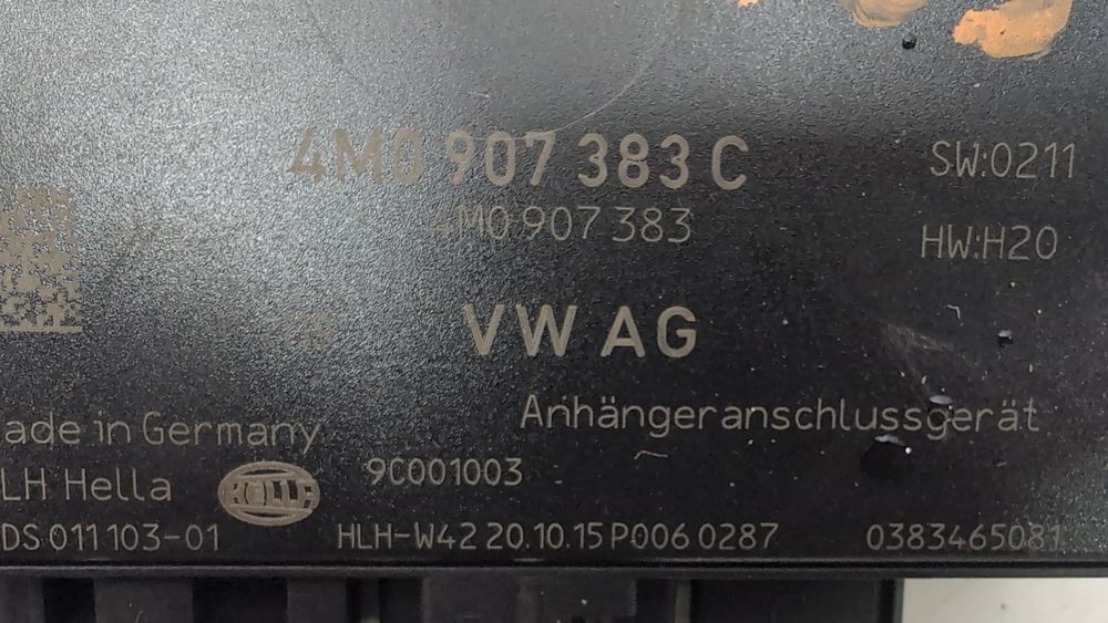 Блок управления фаркопа Audi Q7 2017-2019 (4M) 4M0907383C 1093740 фото