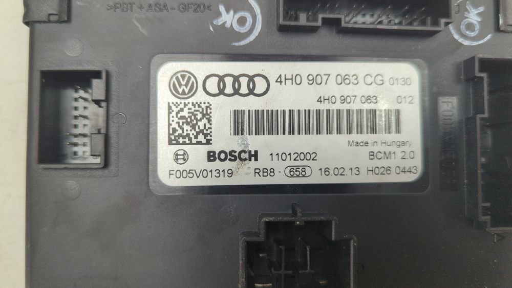 Блок управления бортовой сети Audi A6 2011-2015 (C7) 4H0907063CGZ00 1066655 фото
