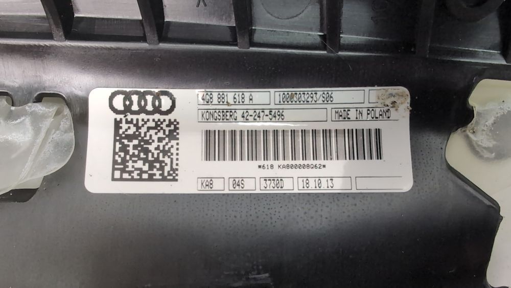 Регулювання боковини сидіння правого правого права Audi S7 2012-2015 (4G8) 4G8881618A 1086607 фото