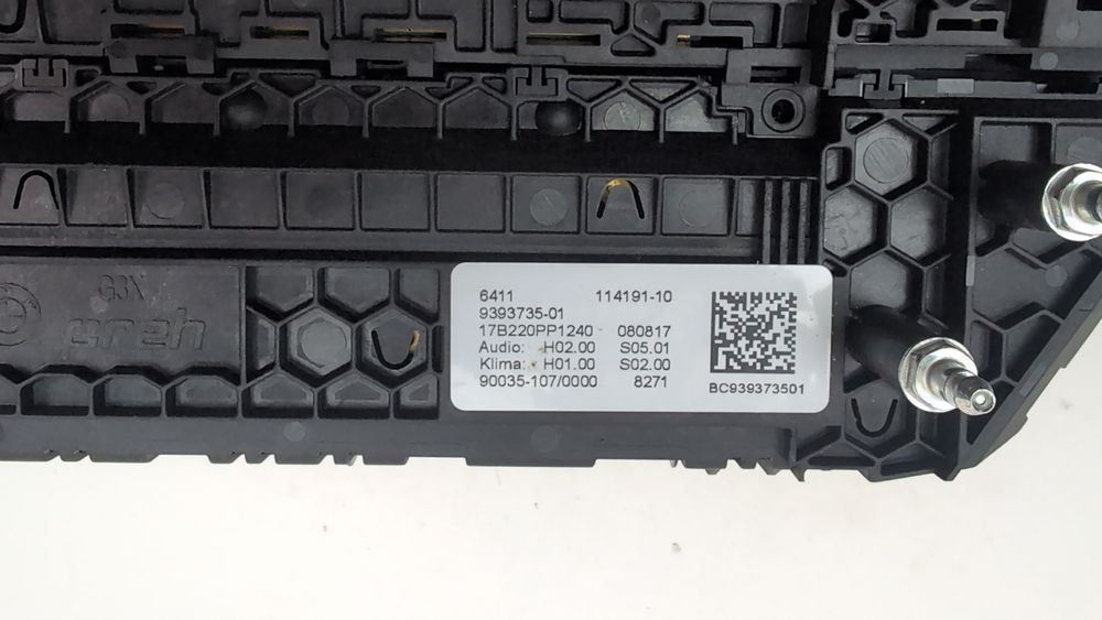 Панель керування кліматом BMW X3 2018-2021 (G01) 64115A4A4B1 1088635 фото