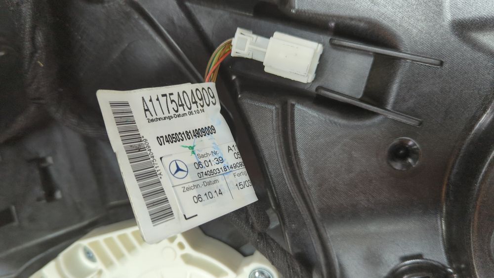 Джгут проводів двері задньої Mercedes Benz CLA250 2017 - 2019 (C117 restyle) A1175404909 1064952 фото