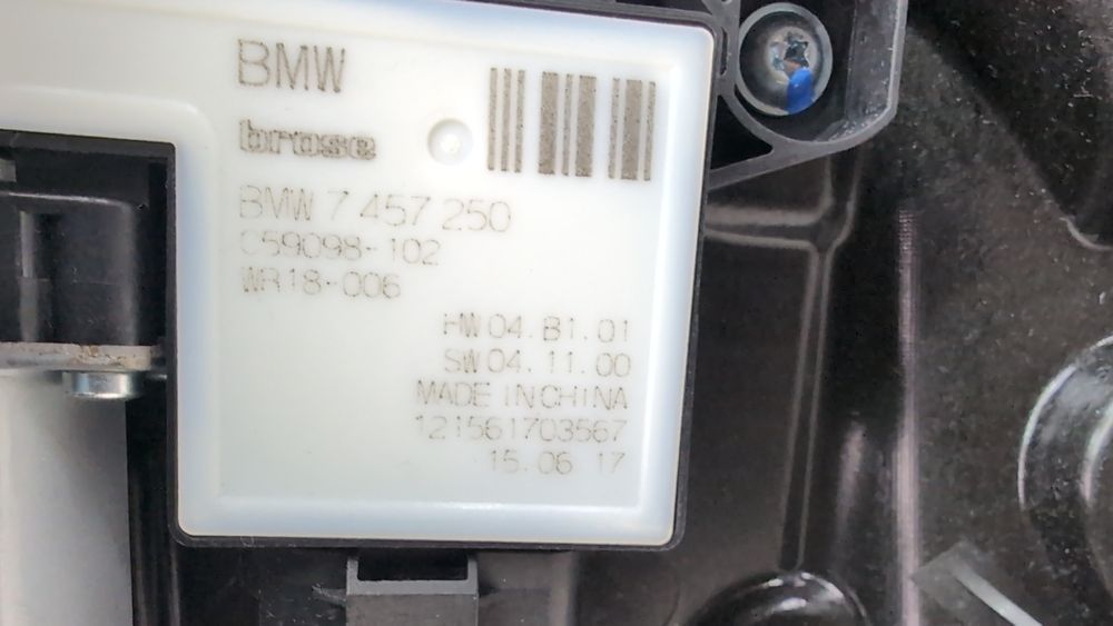 Мотор стеклоподъемника двери передней левой BMW X3 2018-2021 (G01) 61355A5C894 1087470 фото