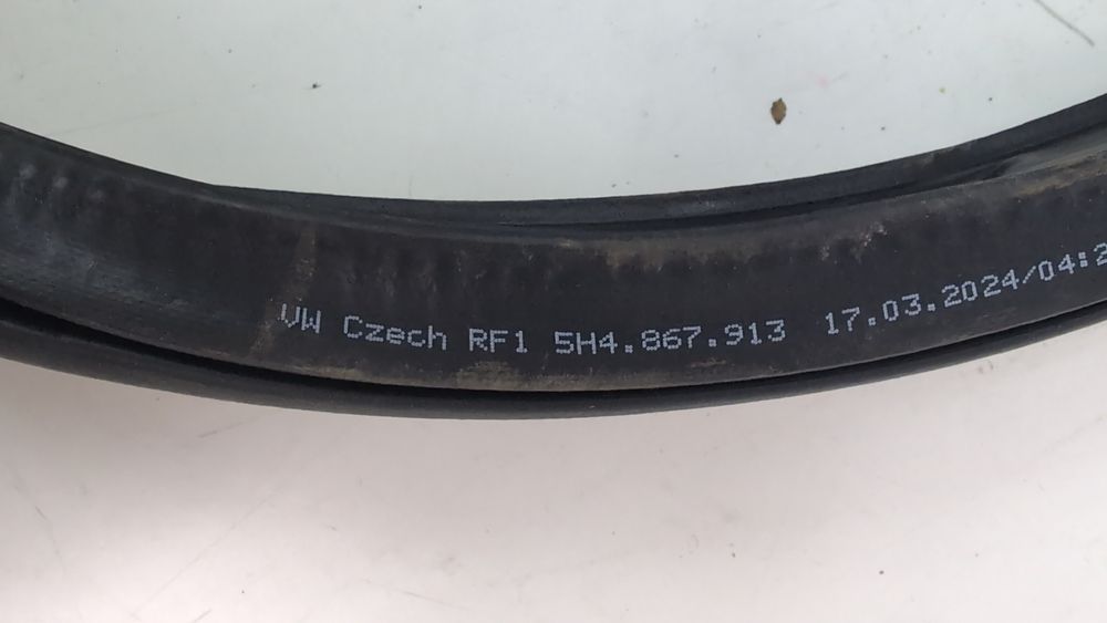Ущільнювач прорізу дверей задніх лівих Volkswagen Golf 2022-2024 (mk8) 5H4867913A9B9 1097827 фото
