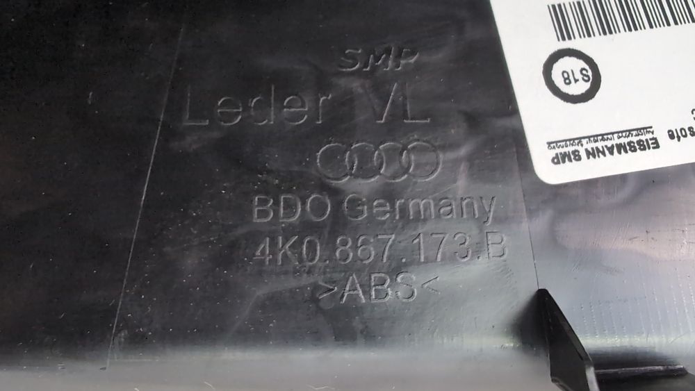 Подлокотник двери передний левый (дефект) Audi A6 2019-2023 (C8) 4K0867173APBS 1093530 фото