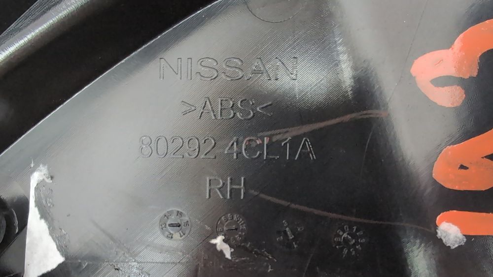 Накладка дзеркала передніх правих дверей внутрішня Nissan Rogue 2017-2020 (T32 Restyle rest) 802924CL1A 1097693 фото