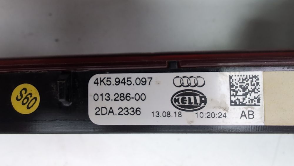 Стоп-сигнал заднього скла (дефект) Audi A6 2019-2023 (C8) 4K5945097 1096067 фото