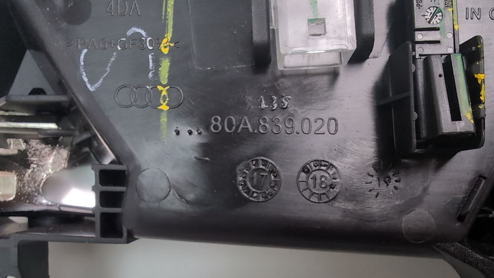 Ручка дверей внутрішня ззаду права Audi Q5 2018-2020 (80A) 80A839020B4PK 1078697 фото