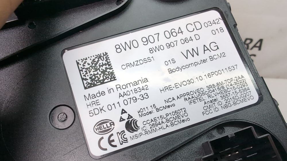 Центральный блок управления систем комфорта Audi Q7 2017-2019 (4M) 8W1907064DH 1106105 фото