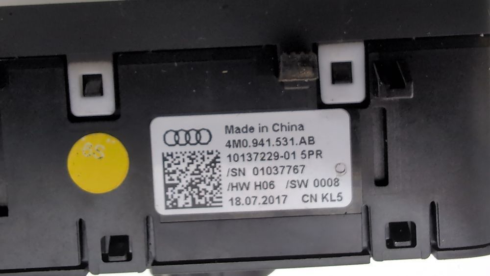 Переключатель света фар на торпедо Audi Q7 2017-2019 (4M) 4M0941531AB5PR 1079665 фото