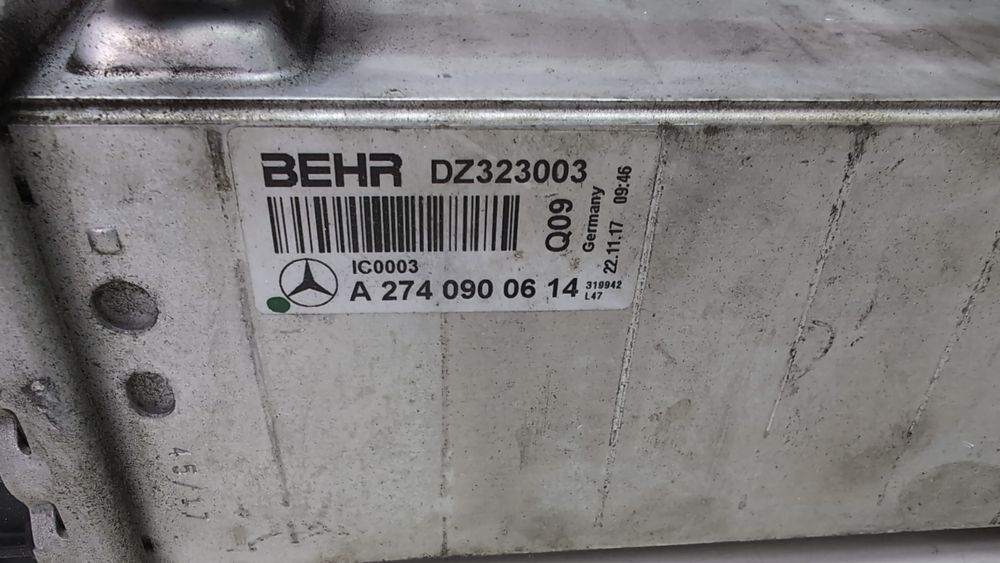 Радиатор интеркулера Mercedes Benz C300 2015-2018 (W205) A2740900614 1080907 фото