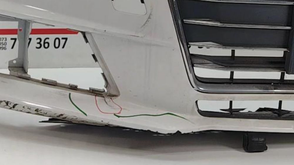 Бампер передний голый (дефект) Audi A4 2016-2019 (B9) 8W0807065RGRU 1027557 фото