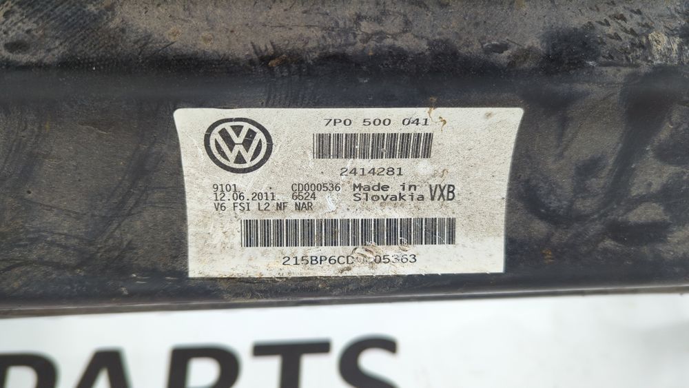 Подрамник задний (балка) Volkswagen Touareg 2010-2014 (7P 2nd gen) 7P6599030B 1039160 фото