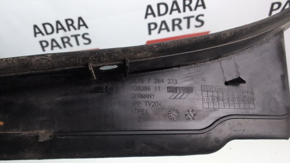 Ущільнювач крило-капот задній, лівий BMW 3 Series 2016-2018 (F30 Restyle rest) 51767264273 1092921 фото