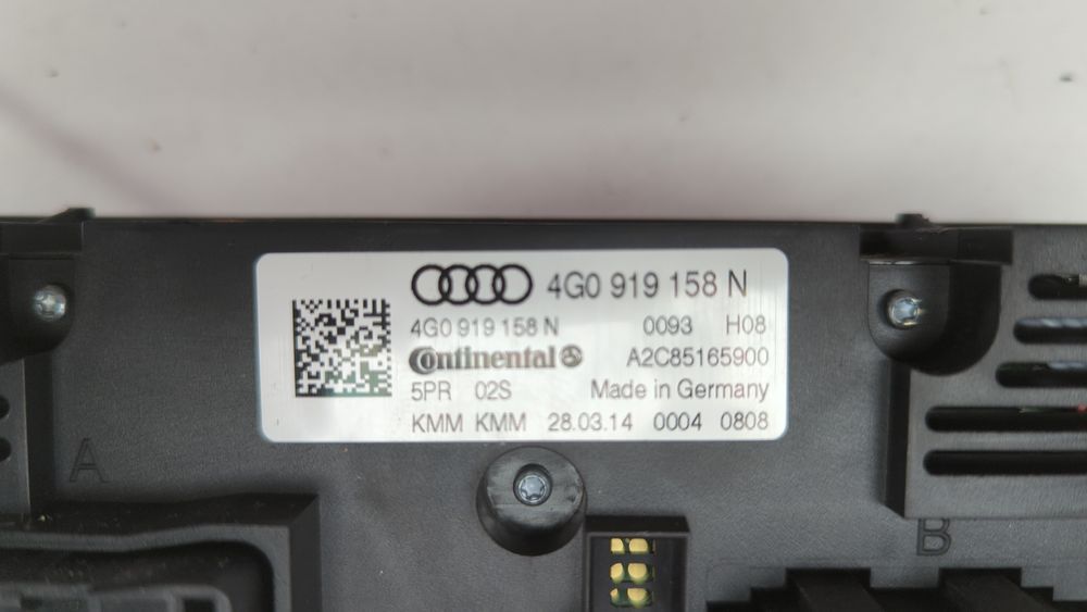 Блок керування клімат контролем задній Audi S7 2012-2015 (4G8) 4G0919158N5PR 1048817 фото