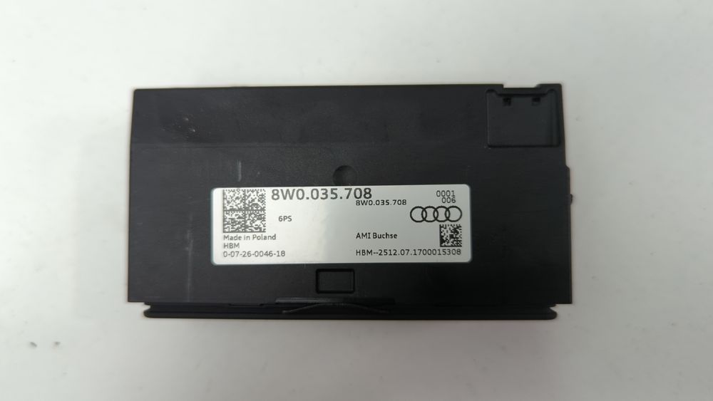 Блок usb aux Audi S5 2016-2019 (F5(8W6)) 8W0035708 1064530 фото