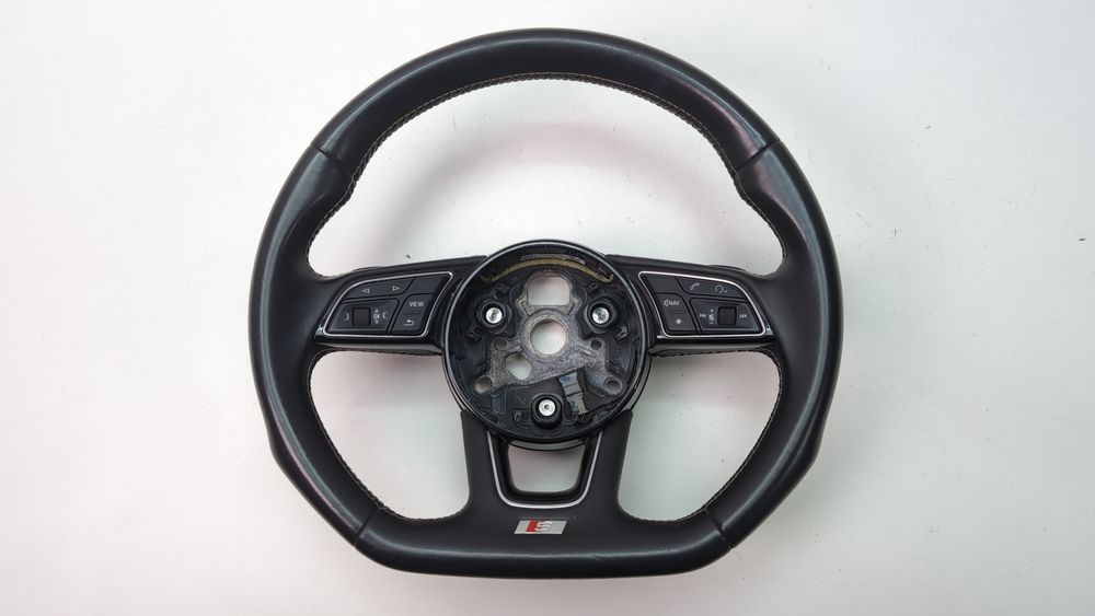 Спортивный руль со срезом, в зборе (дефект) Audi S4 2016-2019 (B9) 8W0419091DJJAJ 1082242 фото