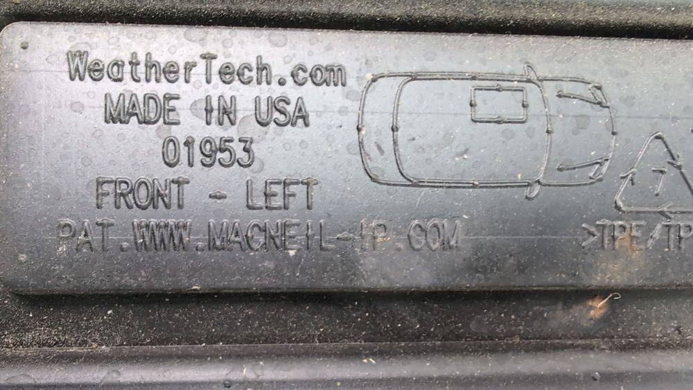 Комплект ковриков салона WeatherTech Audi Q7 2017-2019 (4M) 448871 1098948 фото