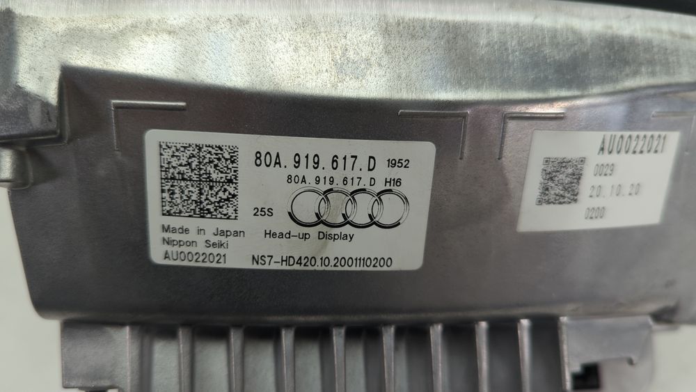 Дисплей проекционный Audi Q5 2021-2024 (80A restyle) 80A919617D 1055065 фото