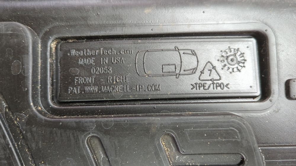 Комплект передніх килимків WeatherTech 2шт Black Audi S5 2018-2019 (F5(8W6)) 449371L/R 1051231 фото