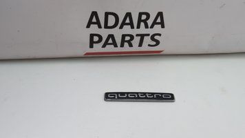 Эмблема надпись QUATTRO крышка багажника Audi Q5 2018-2020 (80A) 8W98537372ZZ 1099468 фото