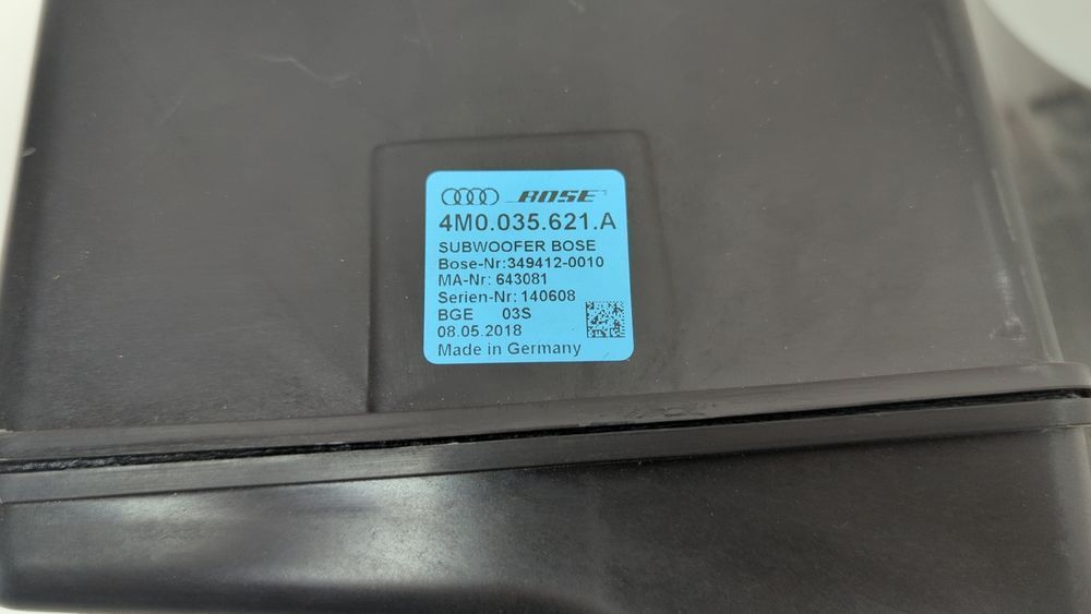 Сабвуфер bose динамік Audi Q7 2017-2019 (4M) 4M0035621A 1054765 фото