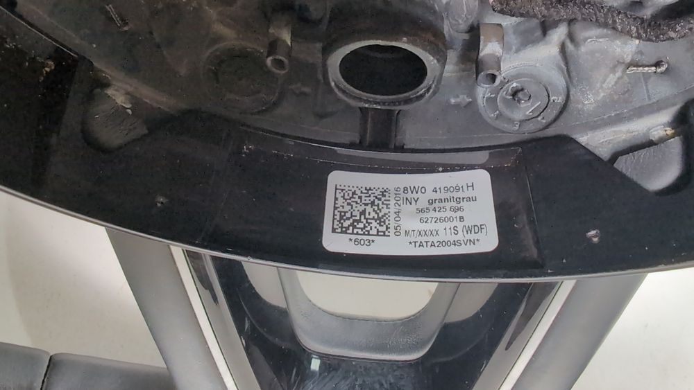 Руль (голый) кожа графит Audi A4 2016-2019 (B9) 8W0419091HINY 1075632 фото