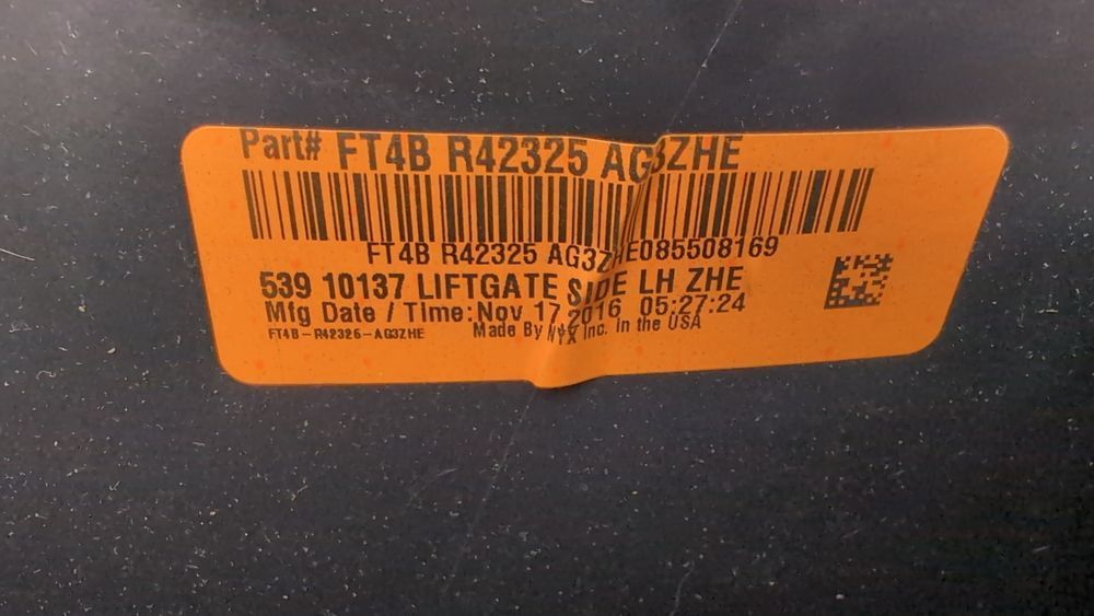Обшивка(накладка) дверей багажника ліва верхня Ford Edge 2015-2018 (CD4) FT4Z5842411AA 1088539 фото