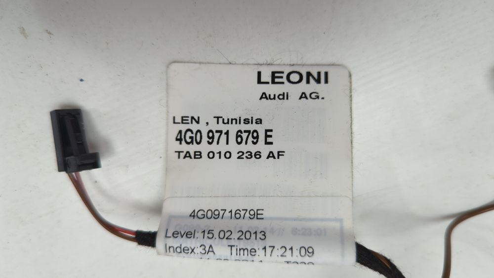 Жгут проводов для вещевого ящика (бардачка) Audi S7 2012-2015 (4G8) 4G0971679E 1049054 фото