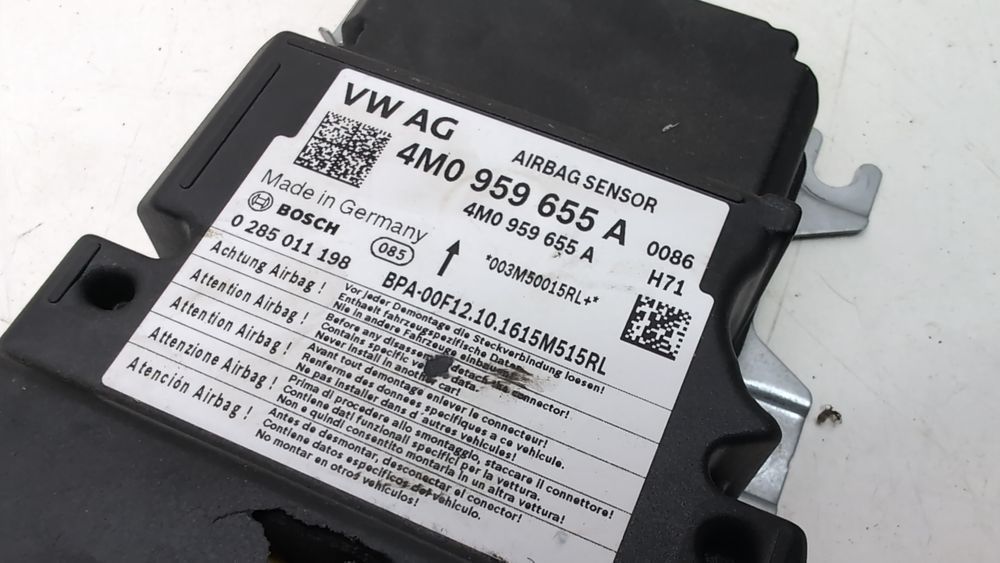 Блок управления подушками безопасности (airbag) srs (дефект) Audi Q7 2017-2019 (4M) 4M0959655F 1106191 фото