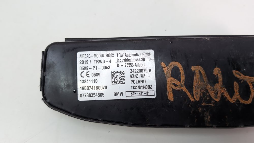 Подушка безпеки airbag сидіння лівого BMW 5 Series 2017-2020 (G30) 72127383545 1101377 фото
