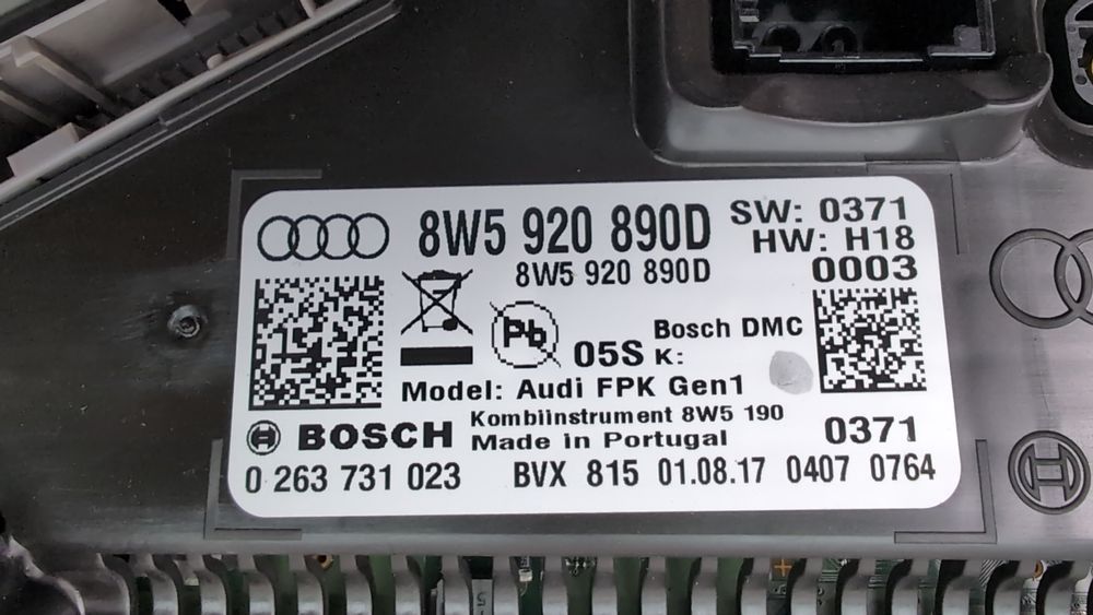 Щиток приборов Audi Q5 2018-2020 (80A) 8W5920890D 1099523 фото