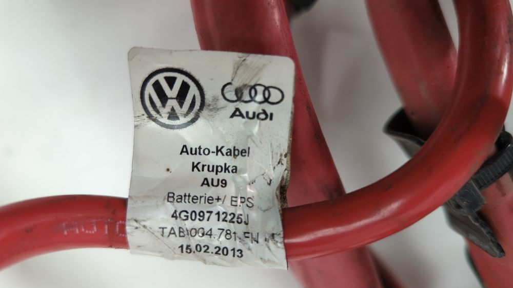 Жгут проводов положительного вывода акб Audi S7 2012-2015 (4G8) 4G0971225K 1060413 фото