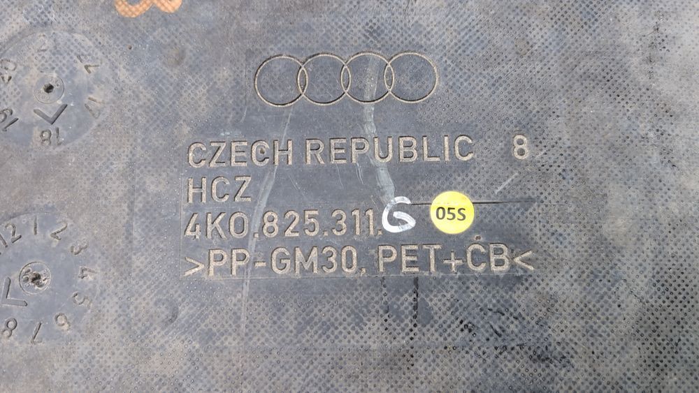 Захист днища задній лівий (дефект) Audi A6 2019-2023 (C8) 4K0825311G 1079155 фото