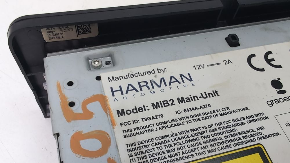 Блок mmi мультимедіа навігація HARMAN Audi Q5 2018-2020 (80A) 8W5035890D 1101629 фото